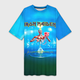 Платье-футболка 3D с принтом Seventh Son of a Seventh Son  Iron Maiden в Екатеринбурге,  |  | iron maiden | адриан смит | айран | айрон | группа | дэйв мюррей | железная дева | ирон | майден | мейд | мейден | метал | мрачный | музыка | песни | рок | стив харрис | тяжелый | хеви | хевиметал