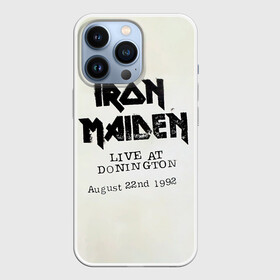 Чехол для iPhone 13 Pro с принтом Live at Donington   Iron Maiden в Екатеринбурге,  |  | iron maiden | адриан смит | айран | айрон | группа | дэйв мюррей | железная дева | ирон | майден | мейд | мейден | метал | мрачный | музыка | песни | рок | стив харрис | тяжелый | хеви | хевиметал