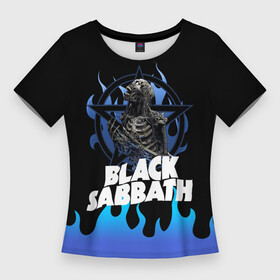 Женская футболка 3D Slim с принтом Black Sabbath  Heavy Metal в Екатеринбурге,  |  | black sabbath | heavy metal | michael osbourne | ozzy osbourne | skeleton | skull | блэк сабат | блэк саббат | джон майкл осборн | думметал | оззи | оззи осборн | осборн | хардрок | хевиметал