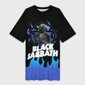 Платье-футболка 3D с принтом Black Sabbath  Heavy Metal в Екатеринбурге,  |  | black sabbath | heavy metal | michael osbourne | ozzy osbourne | skeleton | skull | блэк сабат | блэк саббат | джон майкл осборн | думметал | оззи | оззи осборн | осборн | хардрок | хевиметал