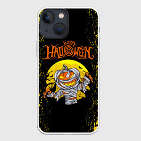 Чехол для iPhone 13 mini с принтом ТЫКВА МУМИЯ | HAPPY HALLOWEEN в Екатеринбурге,  |  | halloween | haloween | happy halloween | pumpkin | мумия | счастливого хэллоуина | счастливый хэллоуин | тыква | тыква мумия | хеллоин | хеллоуин | хелоин | хелоуин | хэллоин | хэллоуин | хэлоин | хэлоуин