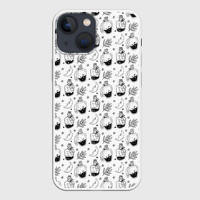 Чехол для iPhone 13 mini с принтом Patern Halloween 13 в Екатеринбурге,  |  | 31 | bones | holiday | skull | spider | witches