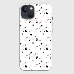 Чехол для iPhone 13 с принтом Patern Halloween 19 в Екатеринбурге,  |  | 31 | bones | holiday | skull | spider | witches