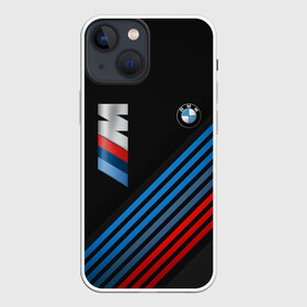 Чехол для iPhone 13 mini с принтом BMW STRIPE в Екатеринбурге,  |  | bmw | авто | автомобиль | бмв | логотип | марка | машина | модель