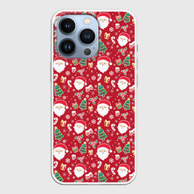 Чехол для iPhone 13 Pro с принтом Дед Мороз (новый год) в Екатеринбурге,  |  | christmas | merry christmas | santa claus | дед мороз | ёлка | зима | мороз | новый год | подарок | праздник | рождество | с новым годом | санта клаус | снегурочка | снежинки