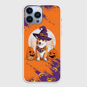 Чехол для iPhone 13 Pro Max с принтом КОРГИ НА ХЭЛЛОУИНЕ в Екатеринбурге,  |  | corgi | halloween | haloween | корги | пёс | рыжая | рыжая собака | собака | собакен | собачка | собачуха | хеллоин | хеллоуин | хелоин | хелоуин | хэллоин | хэллоуин | хэлоин | хэлоуин