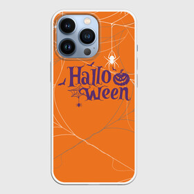 Чехол для iPhone 13 Pro с принтом ПАУТИНКА НА ХЭЛЛОУИН в Екатеринбурге,  |  | halloween | haloween | пауки | паутина | паутинка | паучки | хеллоин | хеллоуин | хелоин | хелоуин | хэллоин | хэллоуин | хэлоин | хэлоуин