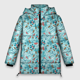 Женская зимняя куртка Oversize с принтом Зимний Лесной Пейзаж в Екатеринбурге, верх — 100% полиэстер; подкладка — 100% полиэстер; утеплитель — 100% полиэстер | длина ниже бедра, силуэт Оверсайз. Есть воротник-стойка, отстегивающийся капюшон и ветрозащитная планка. 

Боковые карманы с листочкой на кнопках и внутренний карман на молнии | merry christmas | дед мороз | ёлка | ёлочка | зима | мороз | новый год | подарок | праздник | природа | рождество | рябина | с новым годом | сантаклаус | снег | снеговик | снегурочка | снежинки | снежные узоры