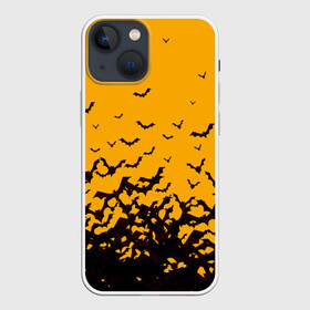 Чехол для iPhone 13 mini с принтом ХЕЛЛОУИНСКИЕ ЛЕТУЧИЕ МЫШИ в Екатеринбурге,  |  | bat | bats | halloween | haloween | летучая мышь | летучие мыши | хеллоин | хеллоуин | хелоин | хелоуин | хэллоин | хэллоуин | хэлоин | хэлоуин