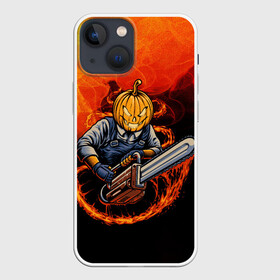 Чехол для iPhone 13 mini с принтом Вжух вжух в Екатеринбурге,  |  | halloween | арт | графика | мистика | праздник | тыква | ужасы | хэллоуин