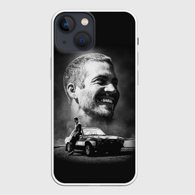 Чехол для iPhone 13 mini с принтом Paul Walker в Екатеринбурге,  |  | actor | auto | car | fast and furious | head | paul walker | road | авто | актер | голова | дорога | машина | пол уокер | форсаж