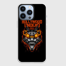 Чехол для iPhone 13 Pro с принтом Hollywood Undead DAY of the DEAD в Екатеринбурге,  |  | Тематика изображения на принте: hollywood undead | hu | андед | волк | волчья голова | голивуд | голливуд | голливудская нежить | группа | гу | огненные глаза | огненный взгляд | орел | оскал | пасть | птица | реп | рок | рэп | рэпкор | силуэт