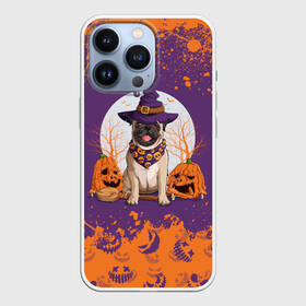 Чехол для iPhone 13 Pro с принтом МОПС НА ХЭЛЛОУИН в Екатеринбурге,  |  | dog | halloween | haloween | pug | pug halloween | мопс | мопс на хэллоуин | собака | хеллоин | хеллоуин | хелоин | хелоуин | хэллоин | хэллоуин | хэлоин | хэлоуин