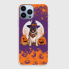 Чехол для iPhone 13 Pro Max с принтом МОПС НА ХЭЛЛОУИН в Екатеринбурге,  |  | dog | halloween | haloween | pug | pug halloween | мопс | мопс на хэллоуин | собака | хеллоин | хеллоуин | хелоин | хелоуин | хэллоин | хэллоуин | хэлоин | хэлоуин