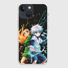 Чехол для iPhone 13 mini с принтом Гон и Киллуа в Екатеринбурге,  |  | anime | gon freecss | hunter | killua zoldyck | аниме | гон фрикс | золдик