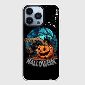 Чехол для iPhone 13 Pro с принтом Ужасная ночь в Екатеринбурге,  |  | Тематика изображения на принте: halloween | арт | графика | мистика | паук | праздник | тыква | ужасы | хэллоуин