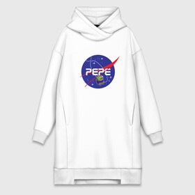 Платье-худи хлопок с принтом Pepe   Pepe space   Nasa в Екатеринбурге,  |  | frog pepe | mem | meme | nasa | peepo | pepe | pepe space | spacex | лягушка пепе | лягушонок | лягушонок пепе | пепе спейс