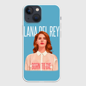 Чехол для iPhone 13 mini с принтом LDR Born to die в Екатеринбурге,  |  | lana del ray | pop music | исполнитель | исполнительница | лана дел рэй | музыка | поп | попса