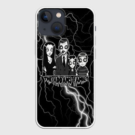 Чехол для iPhone 13 mini с принтом Addams family | Семейка Аддамс в Екатеринбурге,  |  | адамс | аддамс | гомес | гомэс | мультфильм | пагзли | пагсли | семейка адамс | семейка аддамс | уэнздэй