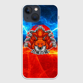 Чехол для iPhone 13 mini с принтом Огненная лисичка в Екатеринбурге,  |  | лиса | лисица | лисичка | огненная лиса | огонь