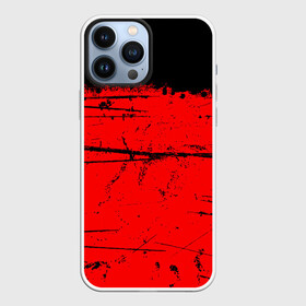 Чехол для iPhone 13 Pro Max с принтом КРАСНЫЙ ГРАНЖ | RED GRUNGE в Екатеринбурге,  |  | grunge | red | брызги | брызги краски | гранж | краска | краска и ничего лишнего | красная краска | красный | пятна | разводы | черно красный