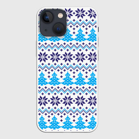 Чехол для iPhone 13 mini с принтом Сибирская зима 2022 в Екатеринбурге,  |  | Тематика изображения на принте: елка | зима | россия | сибирь | снежинка