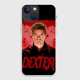 Чехол для iPhone 13 mini с принтом Dexter Декстер портрет постер в Екатеринбурге,  |  | blood | dexter | dexter morgan | декстер | кровь | майами | мясник | постер | правосудие | судмедэксперт