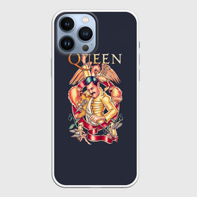 Чехол для iPhone 13 Pro Max с принтом Queen   Фредди Меркьюри в Екатеринбурге,  |  | freddie mercury | queen | quen | глэм | квин | королева | куин | меркури | меркьюри | музыкант | мэркури | певец | песня | поп | рок группа | фаррух булсара | фредди | фреди | хард | хардрок