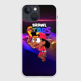 Чехол для iPhone 13 mini с принтом Мег BrawlStars space в Екатеринбурге,  |  | Тематика изображения на принте: brawl | brawl stars | brawlstars | mec | meg | бравл | бравлстарс | мег | мек | мэг | мэк