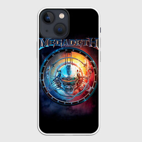 Чехол для iPhone 13 mini с принтом Megadeth, Super Collider в Екатеринбурге,  |  | heavy metal | megadeth | metal | super collider | группы | метал | музыка | рок | трэшметал | хардрок | хевиметал