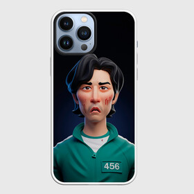 Чехол для iPhone 13 Pro Max с принтом Сон Ги Хун в Екатеринбурге,  |  | squid game | игра в кальмара | игра на выживание | сериал | сериалы