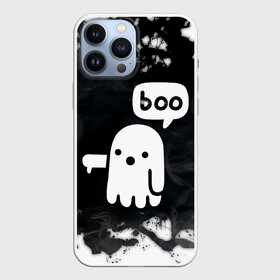 Чехол для iPhone 13 Pro Max с принтом ХЕЛЛУОИН ПРИВЕДЕНИЕ БУ   HALLOWEEN GHOST BOO в Екатеринбурге,  |  | bats | bones | ghost | halloween | pumpkin | skull | кости | летучие мыши | приведение | призрак | скелет | тыква | хеллоуин | хоррор | хэллоуин