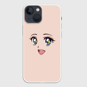 Чехол для iPhone 13 mini с принтом милое аниме лицо в Екатеринбурге,  |  | anime | аниме | лицо | смайлик | улыбка