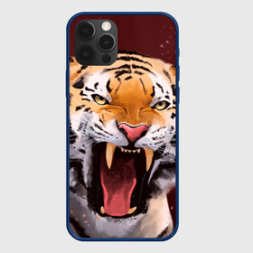 Чехол для iPhone 12 Pro Max с принтом Тигр красавчик сердится в Екатеринбурге, Силикон |  | 2022 | aggressive | angry | fangs | new year | open mouth | predator | tiger | year of the tiger | агрессивный | год тигра | клыки | новый год | открытая пасть | сердитый | тигр | хищник
