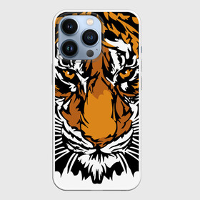 Чехол для iPhone 13 Pro с принтом Взгляд хозяина джунглей в Екатеринбурге,  |  | 2022 | african | direct look | master of the jungle | muzzle | new year | predator | tiger | year of the tiger | африканский | год тигра | новый год | прямой взгляд | тигр | хищник | хозяин джунглей