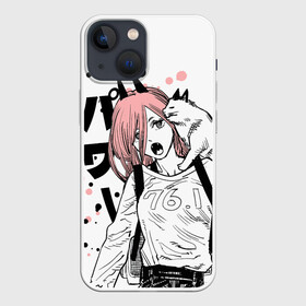 Чехол для iPhone 13 mini с принтом Power с котиком   Chainsaw Man в Екатеринбурге,  |  | anime girl | chainsaw man | chainsawman | power | power с косой | аниме | бензопила | девушка с косой | девушки аниме | демон крови | котик | красные рожки | манга | охотник на демонов | пауэр | человекбензопила