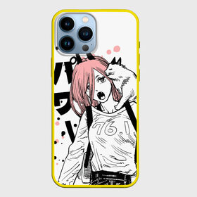 Чехол для iPhone 13 Pro Max с принтом Power с котиком   Chainsaw Man в Екатеринбурге,  |  | anime girl | chainsaw man | chainsawman | power | power с косой | аниме | бензопила | девушка с косой | девушки аниме | демон крови | котик | красные рожки | манга | охотник на демонов | пауэр | человекбензопила