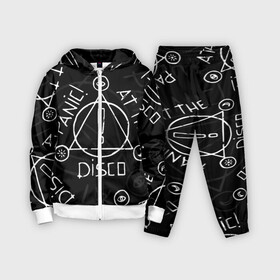 Детский костюм 3D с принтом Panic At the Disco   Pray For The Wicked в Екатеринбурге,  |  | Тематика изображения на принте: panic | panic at the disco | patd | pray for the wicked | группа | музыка | райан росс | рок