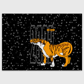 Поздравительная открытка с принтом Моё время 2022 в Екатеринбурге, 100% бумага | плотность бумаги 280 г/м2, матовая, на обратной стороне линовка и место для марки
 | 2022 | beast | holiday | is | my time | new year | night | predator | snowfall | tiger | winter | year of the tiger | год тигра | зверь | зима | идет | моё время | новый год | ночь | праздник | снегопад | тигр | хищник