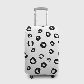 Чехол для чемодана 3D с принтом Леопардовый окрас в Екатеринбурге, 86% полиэфир, 14% спандекс | двустороннее нанесение принта, прорези для ручек и колес | дизайнерский | животные | леопард | паттерн | полный принт | тренд | фул