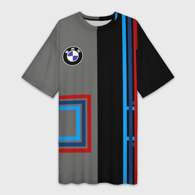 Платье-футболка 3D с принтом Автомобиль BMW  БМВ в Екатеринбурге,  |  | быстрый и яростный | купе | немецкий | роскошь | серия м