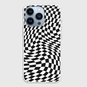 Чехол для iPhone 13 Pro с принтом Черно белая клетка | Black and white squares в Екатеринбурге,  |  | free | minimalist | minimum | арт | бежевый | белый | буквы | вебер | горы | девушка | дизайн | женское | живопись | кружки | линии | минимализм | море | пейзаж | природа | редбаббл | стикеры | футболки | цветок