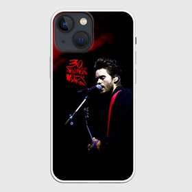 Чехол для iPhone 13 mini с принтом Джаред Лето   30 Seconds to Mars в Екатеринбурге,  |  | 30 seconds to mars | 30 секунд до марса | 30 фстм | 30stm | 30сдм | jared leto | rock band | thirty seconds to mars | альтернативный | гранж | джаред лето | нео | пост | прогрессивный | рок группа | фети секондс ту марс | хард | шеннон