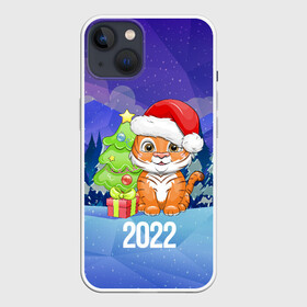 Чехол для iPhone 13 с принтом Новый Год тигра 2022 в Екатеринбурге,  |  | 2022 | год тигра | новый год | новый год 2022 | символ года | тигр | тигренок | тигрица | тигры