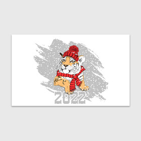 Бумага для упаковки 3D с принтом Тигр в красной шапке в Екатеринбурге, пластик и полированная сталь | круглая форма, металлическое крепление в виде кольца | Тематика изображения на принте: 2022 | beast | merry christmas | new year | predator | proud tiger | red hat | scarf | snow | winter | year of the tiger | год тигра | гордый тигр | зверь | зима | красная шапка | новый год | снег | хищник | шарф