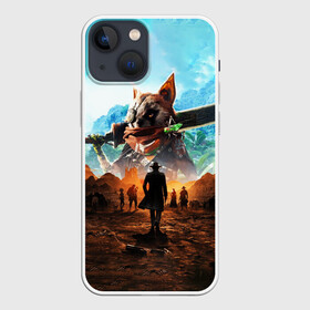 Чехол для iPhone 13 mini с принтом Biomutant | Биомутант в Екатеринбурге,  |  | biomutant | биомутант | животные | игра | кунгфу | мутант | экшен