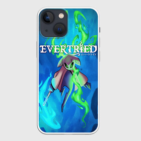 Чехол для iPhone 13 mini с принтом EVERTRIED РОЛЕВАЯ ИГРА в Екатеринбурге,  |  | evertried | fantasy | game | indie | roguelike | башня | вечный путь | игра | инди | маяк | рогалик | роуг лайк | фентези