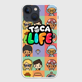 Чехол для iPhone 13 mini с принтом TOCA BOCA LIFE ПЕРСОНАЖИ в Екатеринбурге,  |  | digital toys | gamer | games | helicopter taxi | pets | toca boca | toca hair salon | toca kitchen | toca life | toca life city | toca life worl | toca tea party | video games | игры