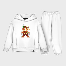 Детский костюм хлопок Oversize с принтом Location M в Екатеринбурге,  |  | bowser | bowsette | bullet bill | goomba | koopa | luigi | mario | mario heroes | nintendo | peach | power up | princess | princess peach | star | super mario | super mario bros | toad | wario | yoshi | боузер | братья марио | варио | купа | луиджи | мари