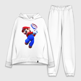 Женский костюм хлопок Oversize с принтом Tennis M в Екатеринбурге,  |  | bowser | bowsette | bullet bill | goomba | koopa | luigi | mario | mario heroes | nintendo | peach | power up | princess | princess peach | star | super mario | super mario bros | toad | wario | yoshi | боузер | братья марио | варио | купа | луиджи | мари